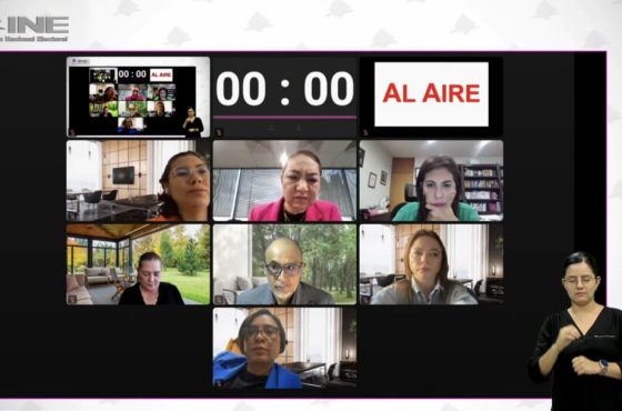 Consejeras y Consejeros del INE presentes mediante videollamada