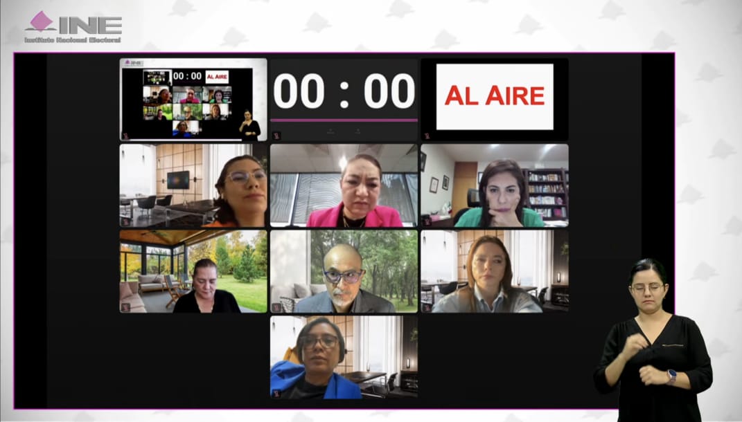Consejeras y Consejeros del INE presentes mediante videollamada