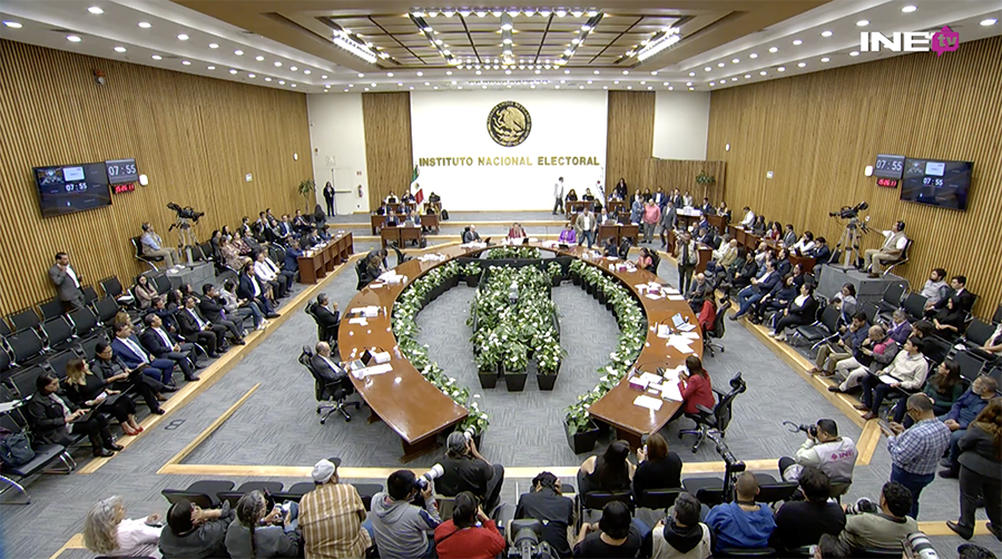Consejo General del INE dando validez oficial a la elección Poder Judicial de la Federación