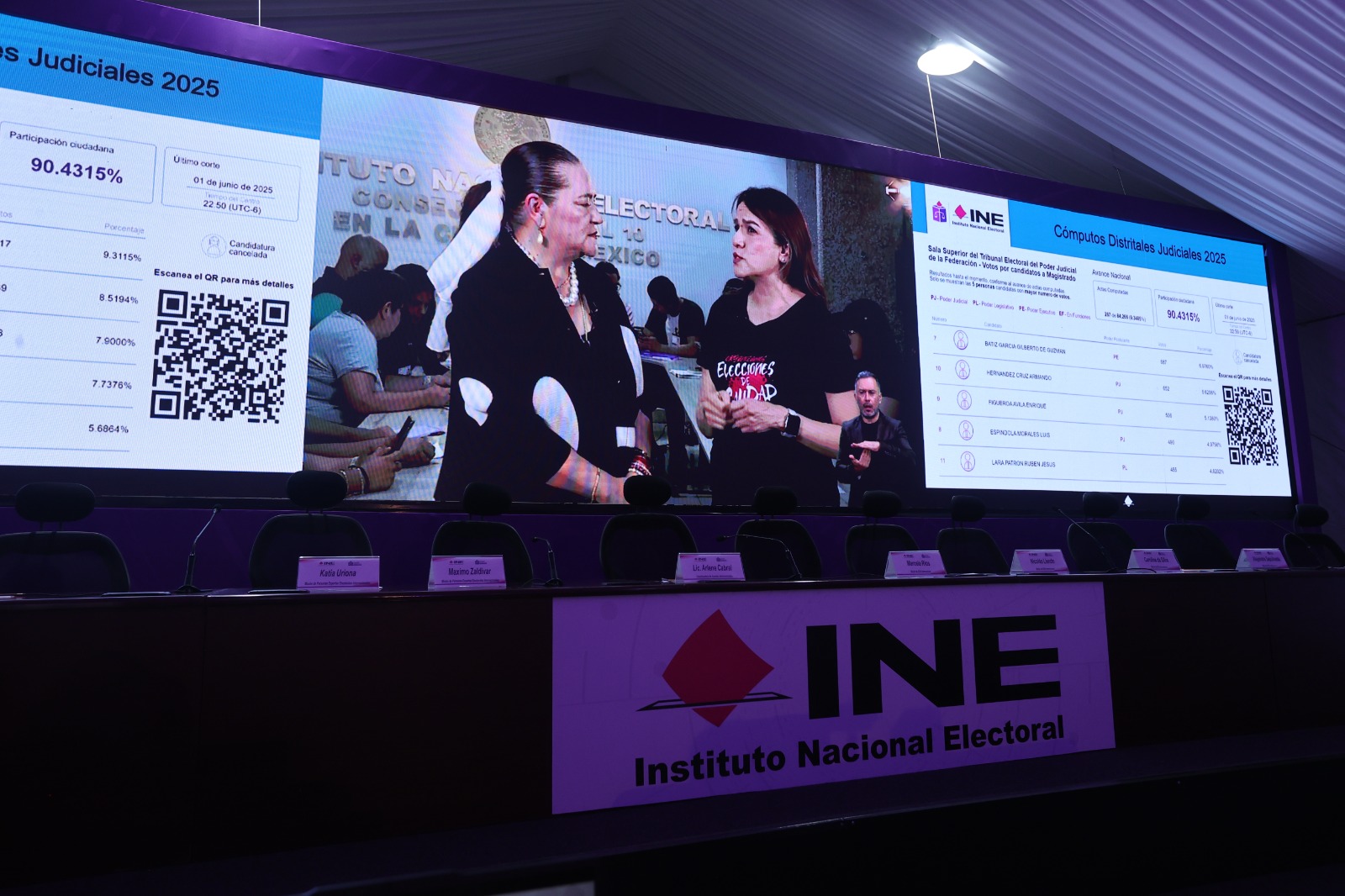 Segundo mensaje Guadalupe Taddei de la jornada electoral , 1 de junio de 2025