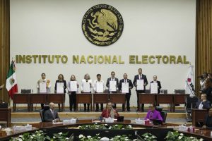 EL INE entregó las constancias a los nuevos integrantes de la Suprema Corte de Justicia de la Nación