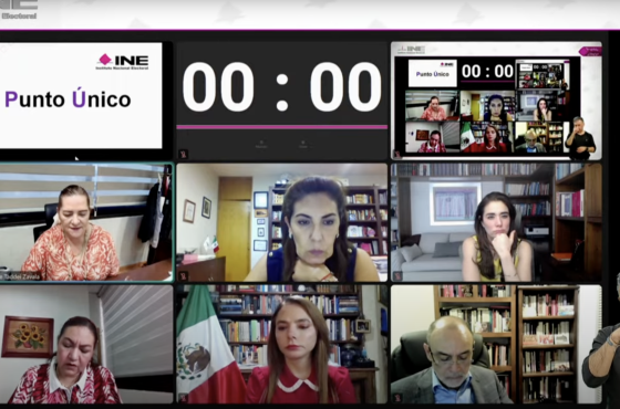 Sesión virtual del Consejo General del INE, junio 9, 2025