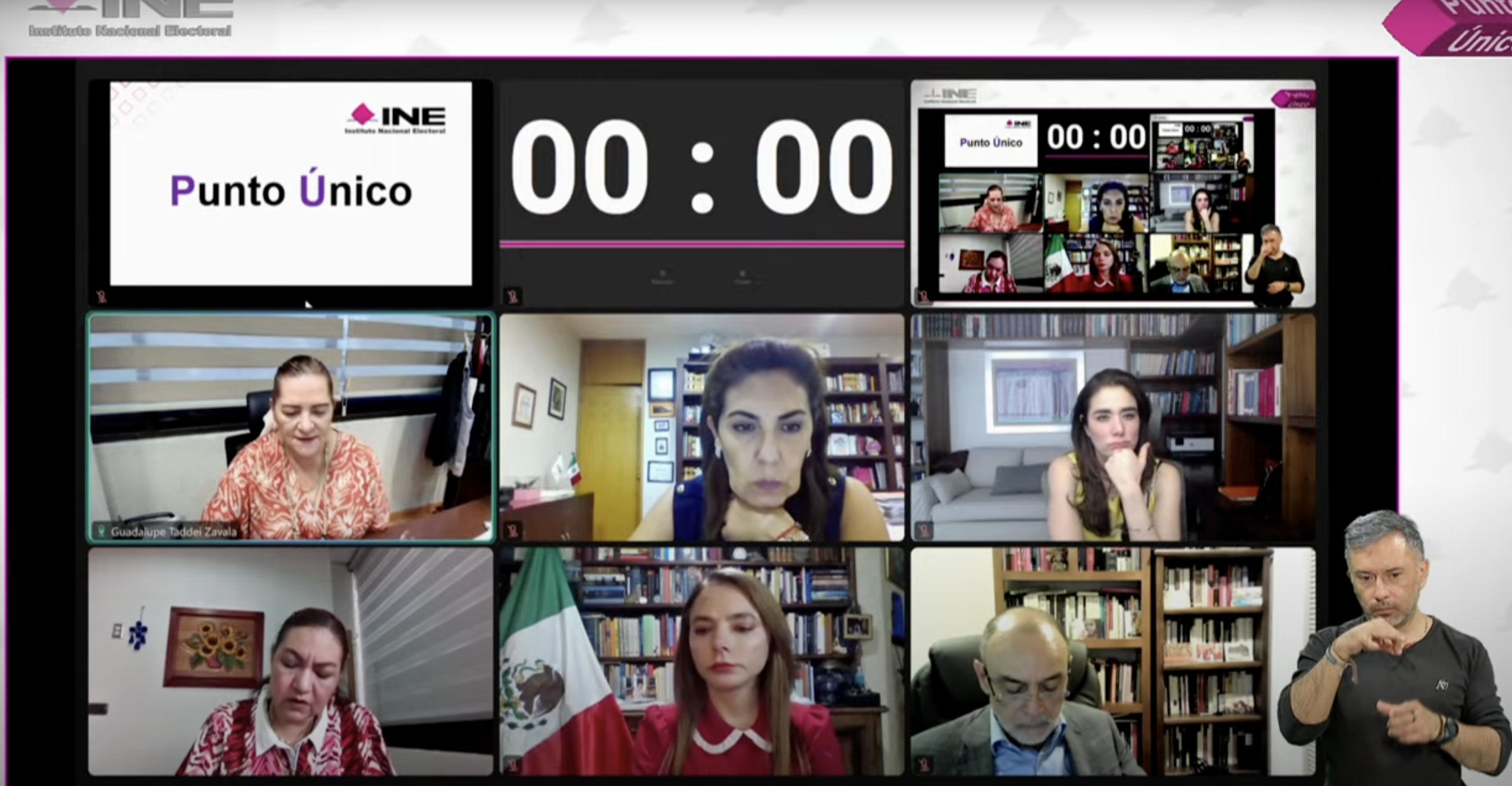 Sesión virtual del Consejo General del INE, junio 9, 2025