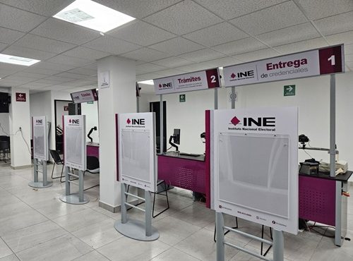 Módulo de Atención Ciudadana del INE en Lázaro Cardenas, Michoacán