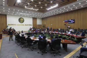 Sesión del Consejo General del INE