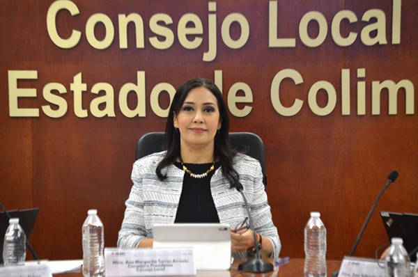 Vocal Ejecutiva del INE en Colima