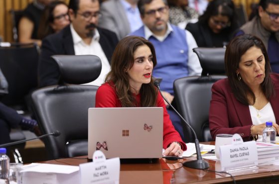 Consejera Electoral Dania Ravel en el pleno del Consejo General