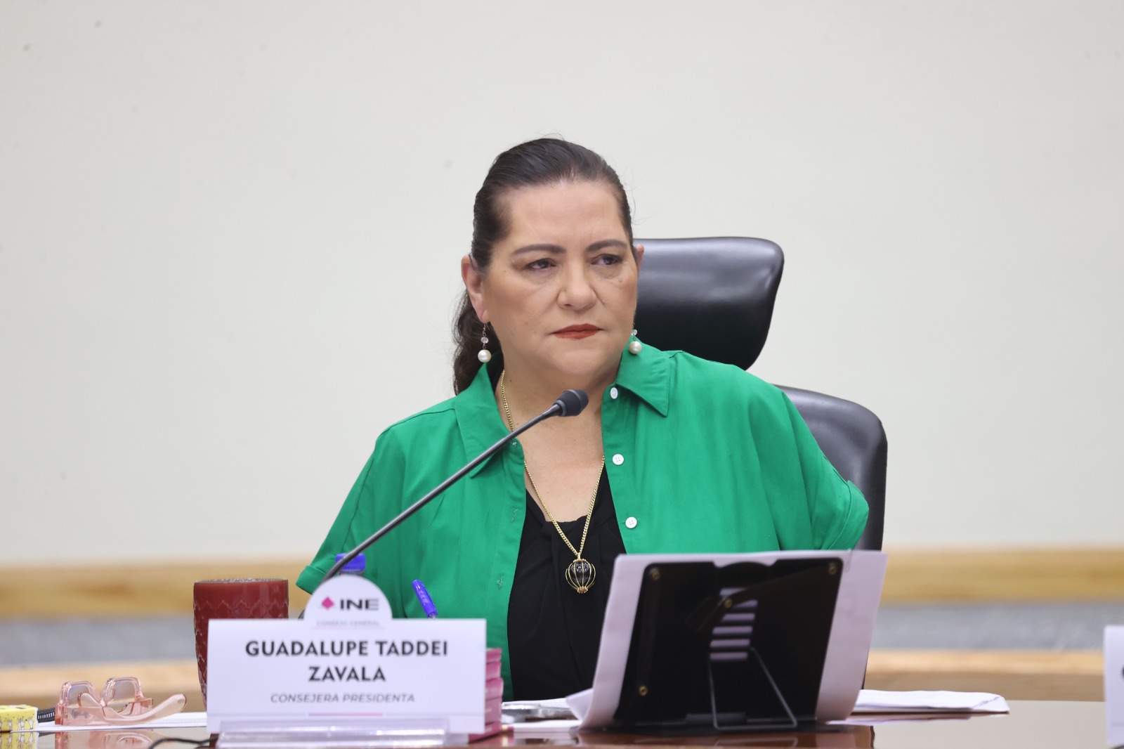 Consejera Presidenta, Guadalupe Taddei