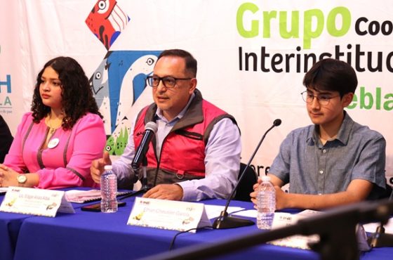 Vocal del INE en Puebla, persona menor y una mujer