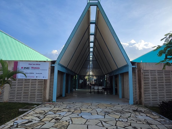 Módulo del INE en Quintana Roo
