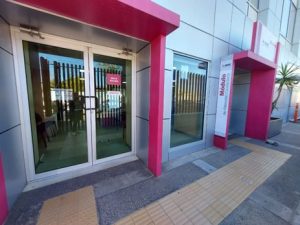 fachada de módulo del INE en Sonora