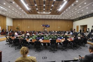 Salón de sesiones. Sesión del Consejo General