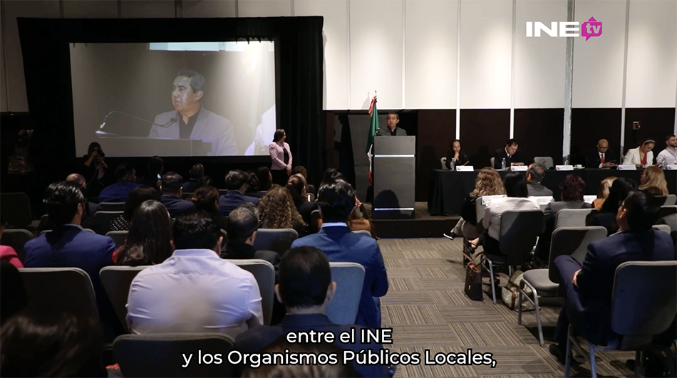 Toma de la Reunión de evaluación INE-OPL