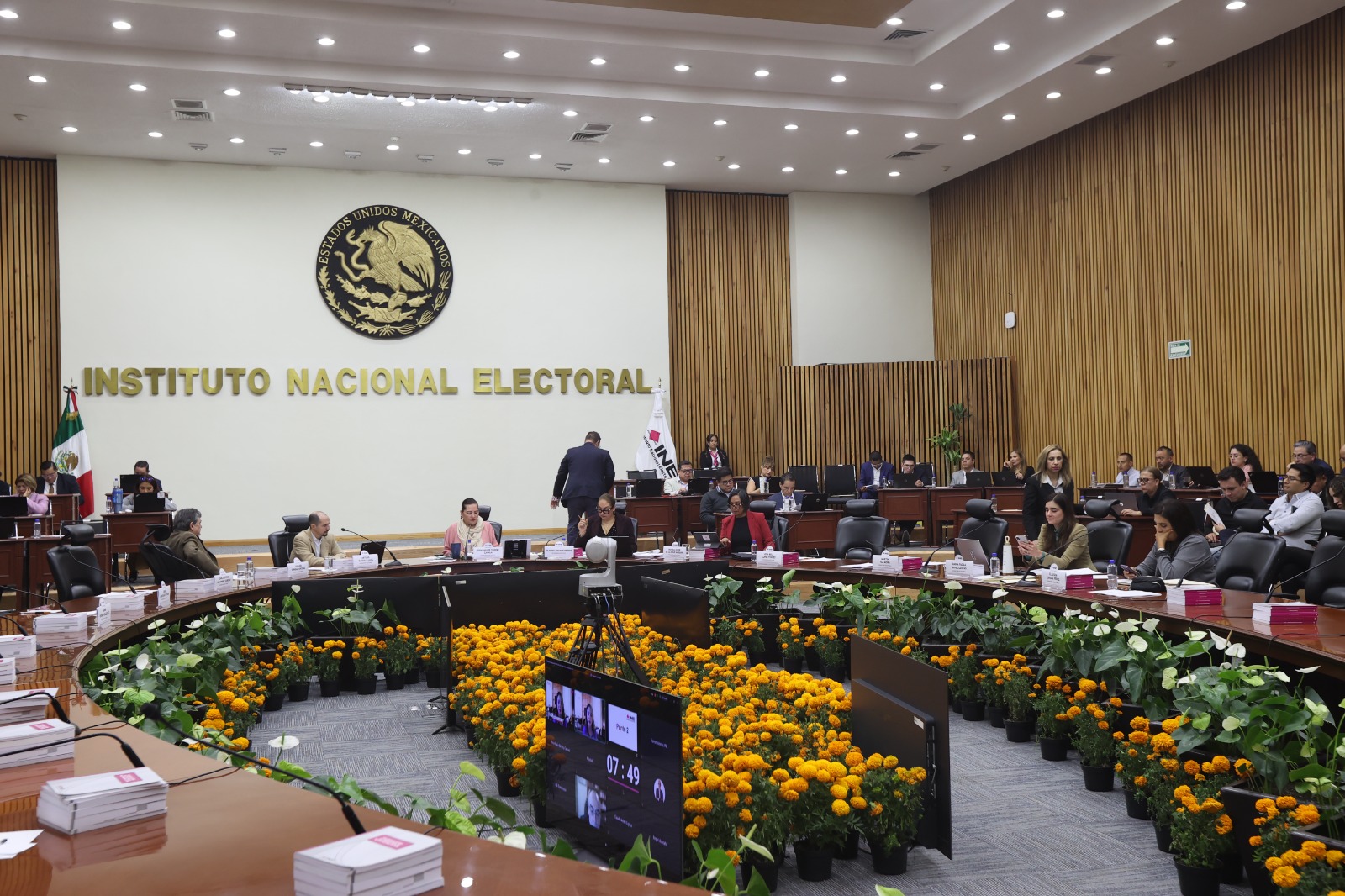 Sesión del Consejo General del INE