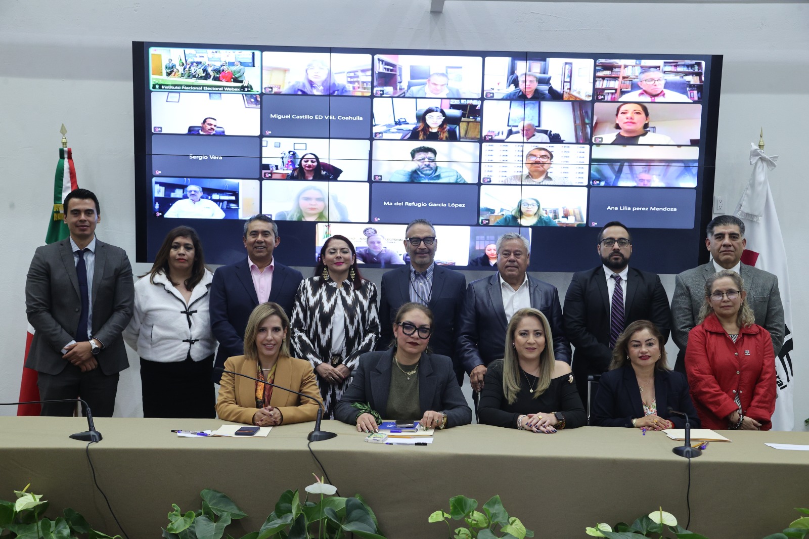 Participantes en la reunión INE-ATERM-AMFE