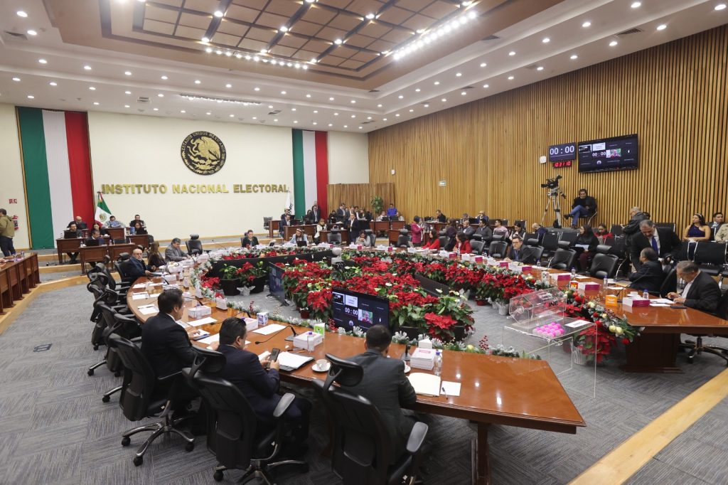 Sesión del Consejo General del INE