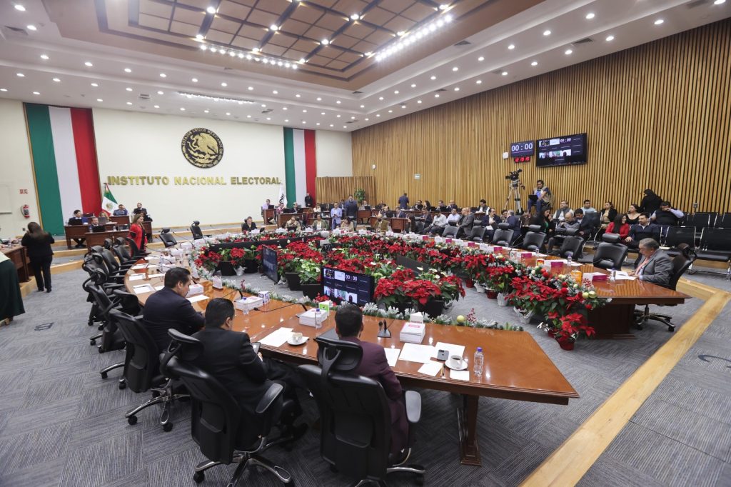 Sesión del Consejo General del INE