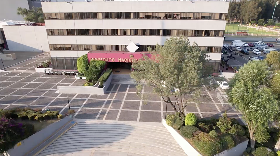 Imagen de fallada de oficinas centrales del INE