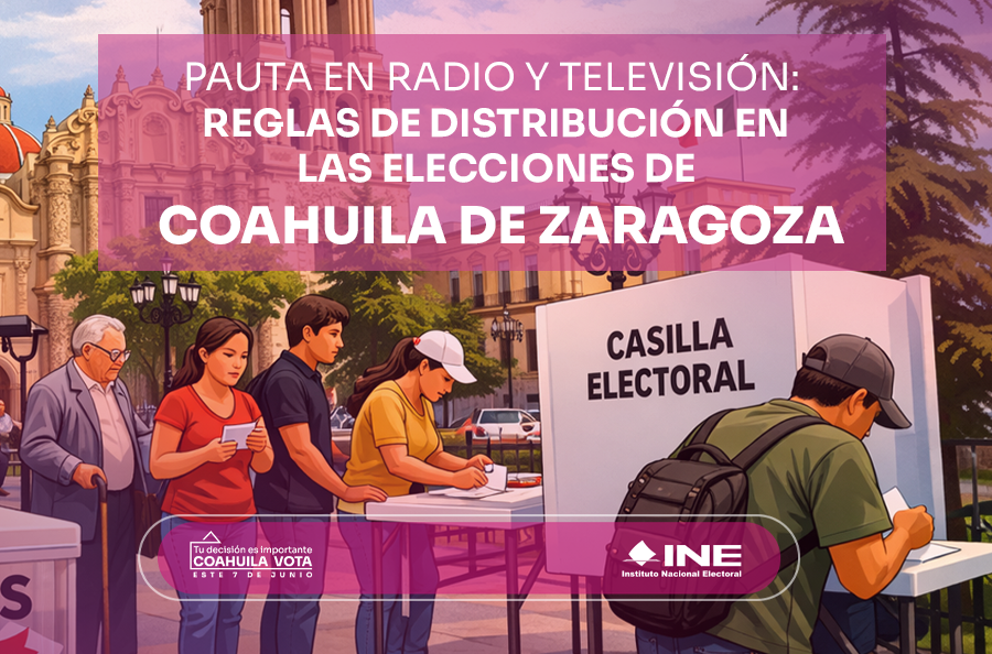 Pauta en radio y tv. Reglas de distribución en las elecciones de Coahuila