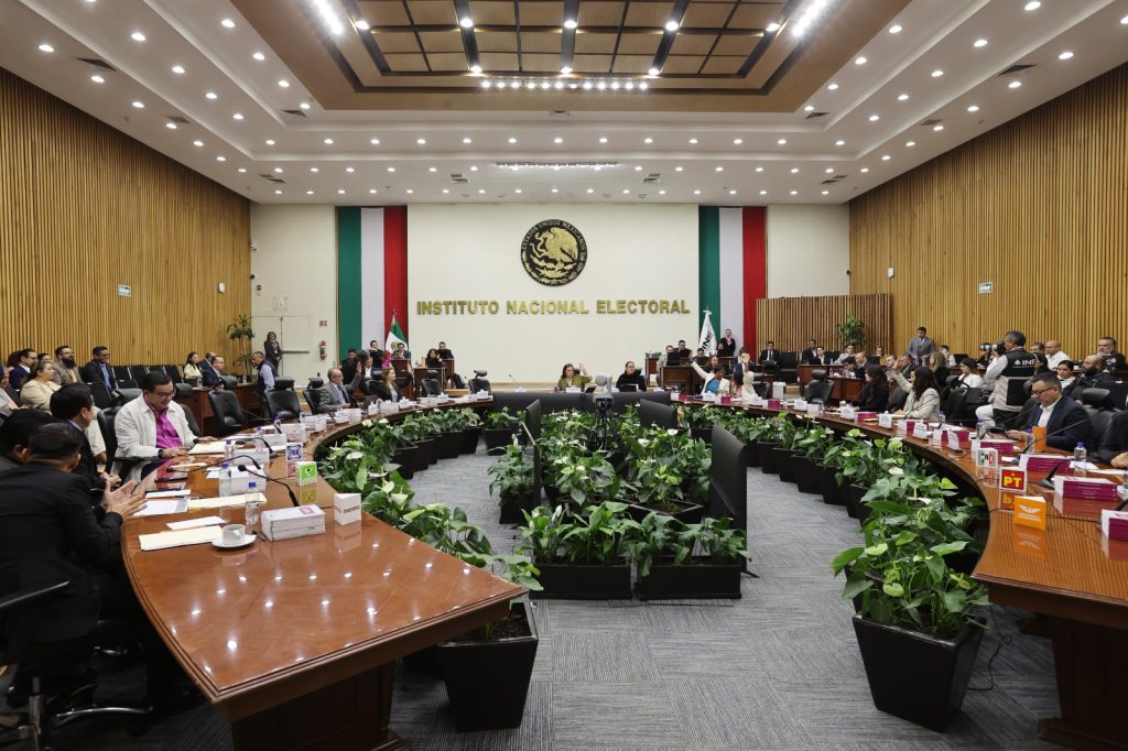 Sesión del Consejo General del INE