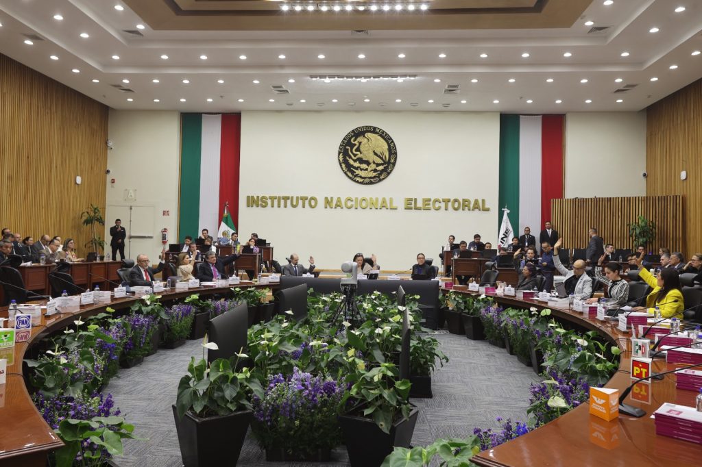 Sesión del Consejo General del INE