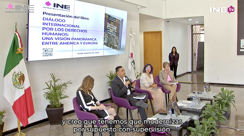 Panel de la presentación del Libro Diálogo Internacional por los Derechos Humanos