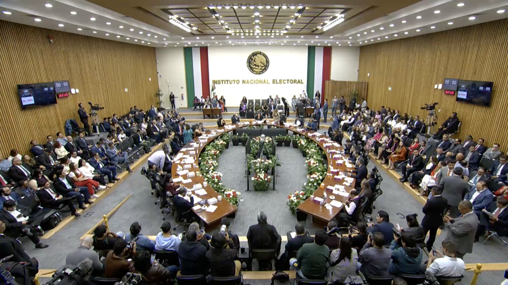 Sesión del Consejo general del INE