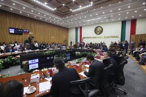 Sesión del Consejo General del INE