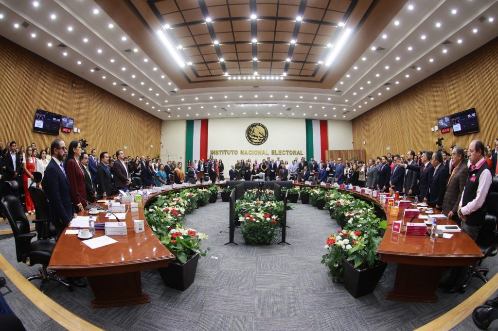 Sesión del Consejo General del INE