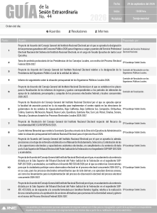 Guía de la Sesión Extraordinaria del Consejo General