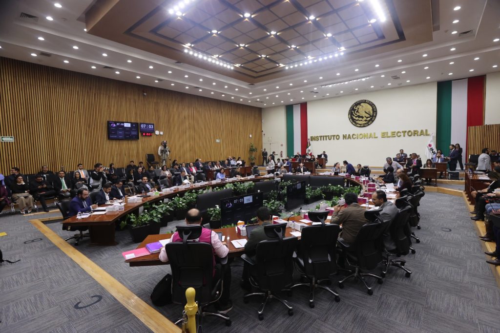 Sesión del Consejo General del INE